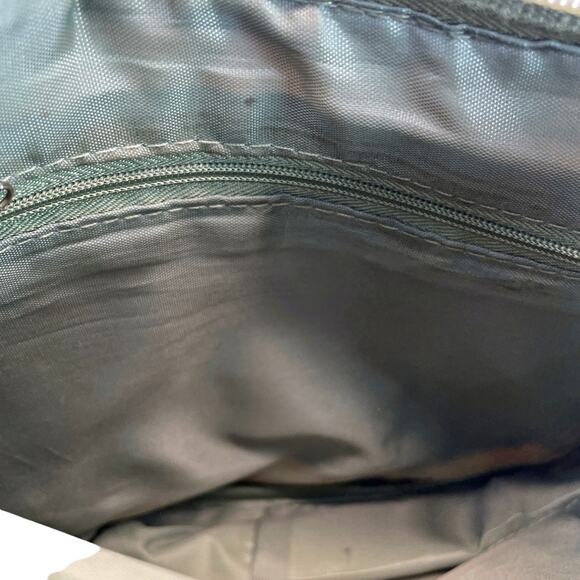 Disney Mickey Mouse All Over Print Olive Green Zippered Shoulder Bag Ripstop - Picture 3 of 7